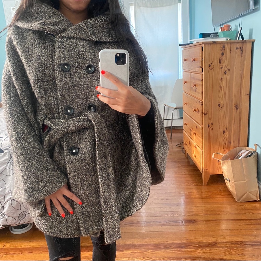 Calvin Klein S/M peak coat